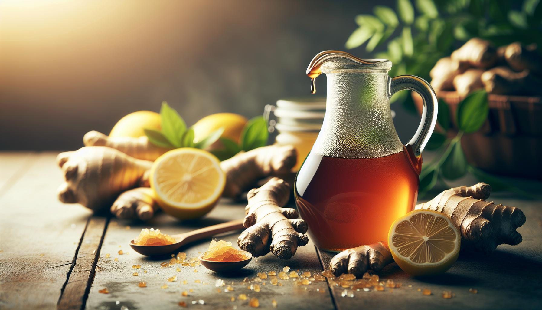 Zázvorový sirup s kyselinou citronovou: Recept na zdraví a osvěžení