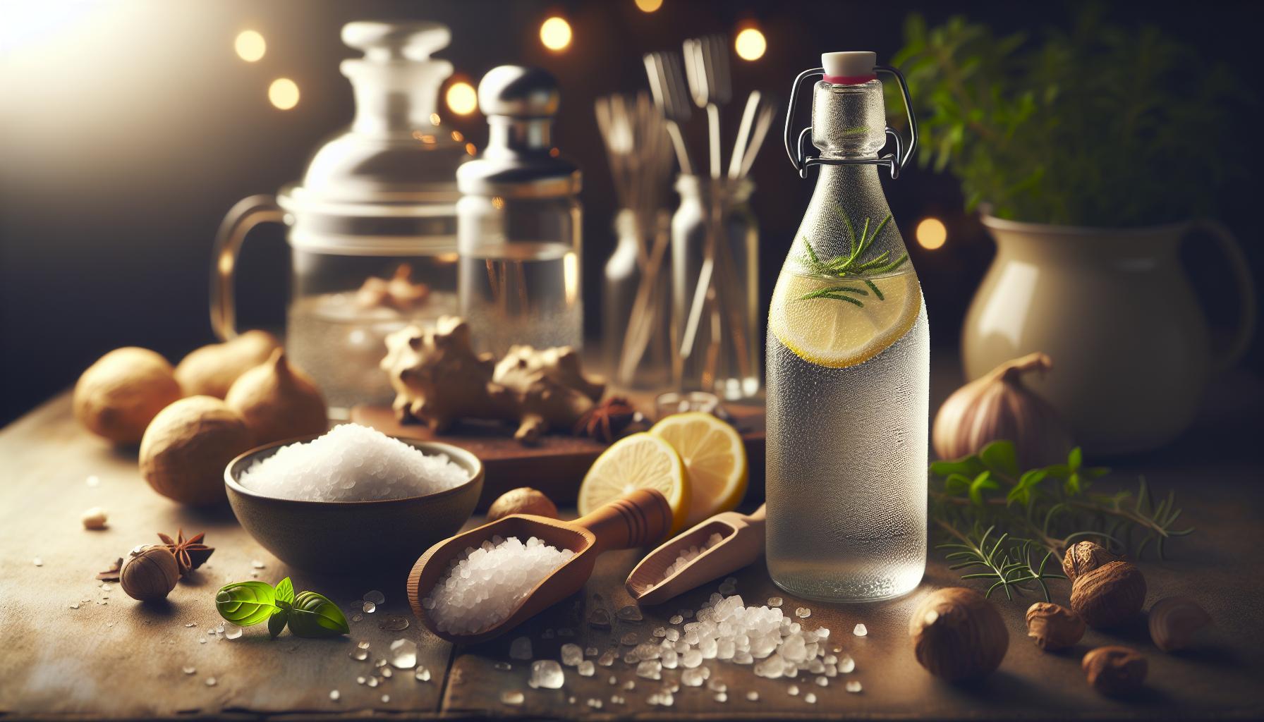 Iontový nápoj voda, sůl, ocet: Recept na přírodní hydrataci