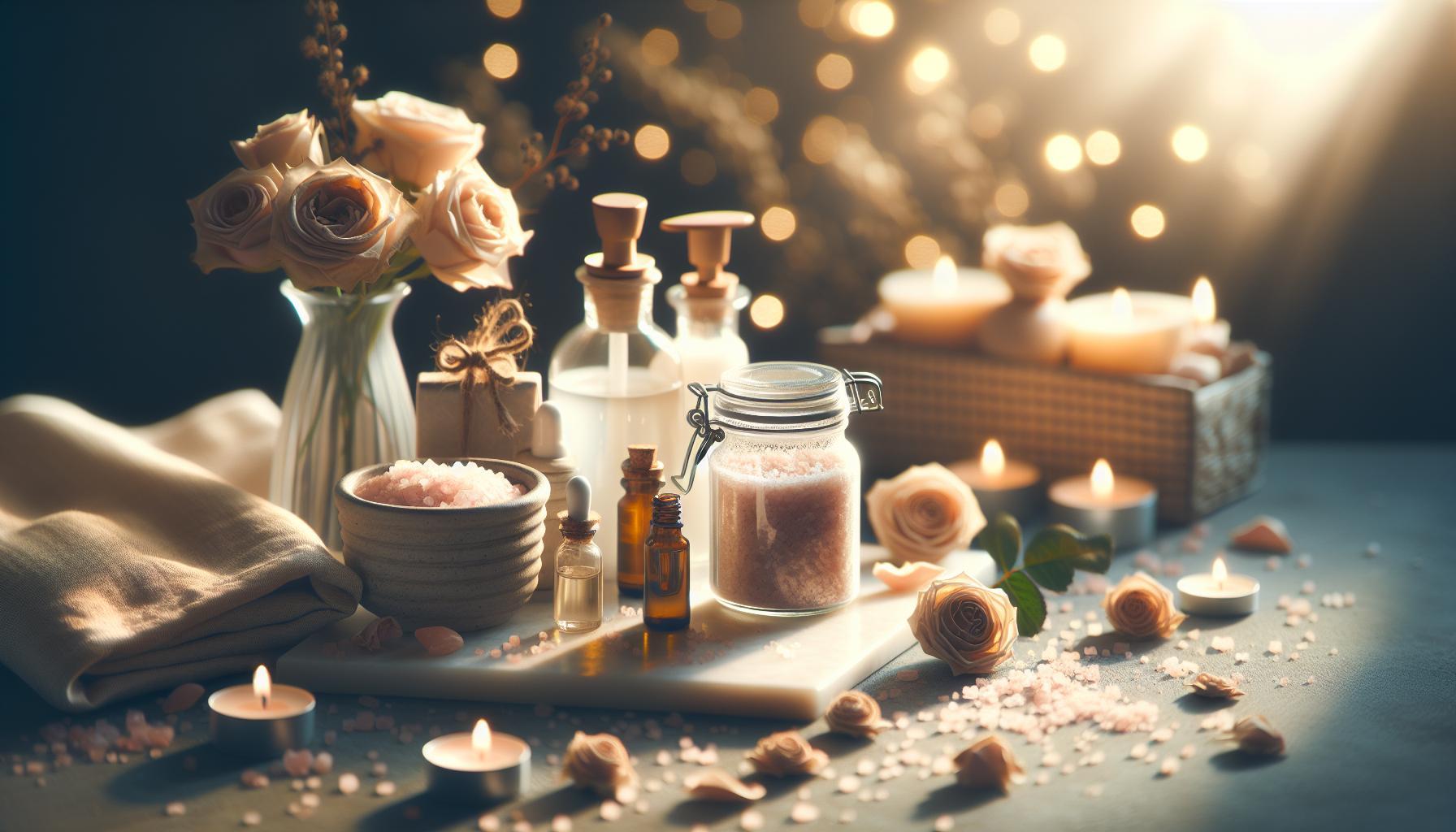 Tělová sůl Tiande růže: Aromaterapie spojená se zdravím pokožky