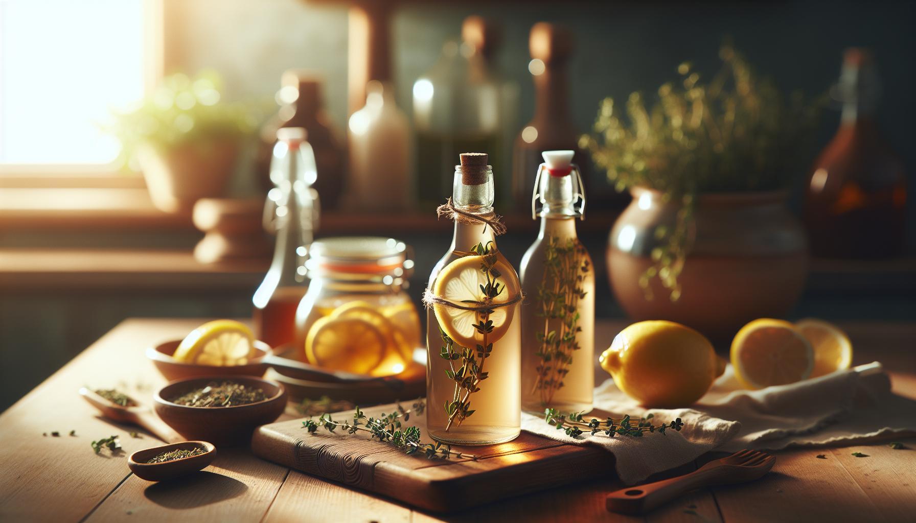 Citronovo tymiánový ocet recept: Aromatická lahůdka doma!
